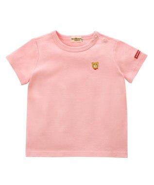 MIKI HOUSE HOT BISCUITS ワンポイント半袖Tシャツ＆顔ドンブルマギフトセット【BOX付き】 ピンク