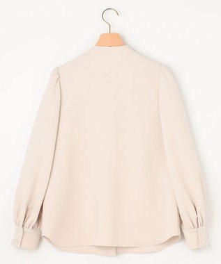 組曲 【KUMIKYOKU NAVY】コンフォータブルドレープ フリルブラウス サンドベージュ系