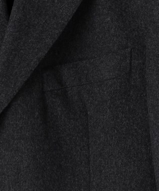 GOTAIRIKU ライトウェイトアンゴラ チェスターコート グレー系