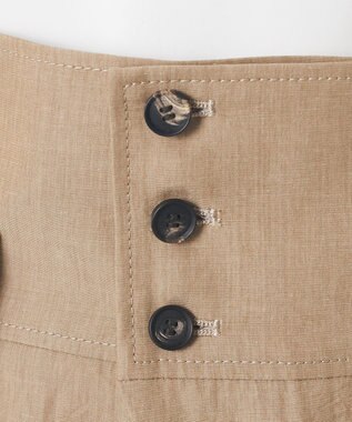 23区 【GOLD LABEL】ナチュラルシャンブレー タックパンツ ベージュ系