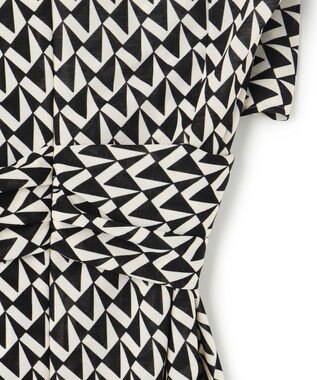 BEIGE， 【洗える】MODESTO / ジャージーストレッチカシュクールドレス Monotone