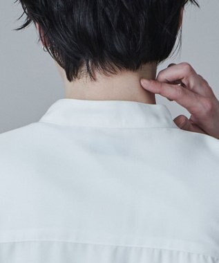 WEGO トロミBIGバンドカラーシャツ（S） ホワイト