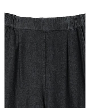 Green Parks ■ＥＳＣＡＲ　デニムサイドラッフルパンツ Black