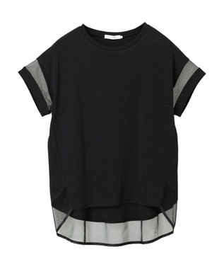 AMERICAN HOLIC 接触冷感チュールＭＩＸカットプルオーバー