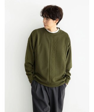 CRAFT STANDARD BOUTIQUE ＪＱカット切り替えプルオーバー1 Khaki