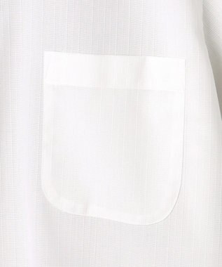 GOTAIRIKU 春夏向け【形態安定】SUMMERPREMIUMPLEATS_スナップダウンカラー 半袖ドレスシャツ(26年モデル) 織柄ドビーストライプ