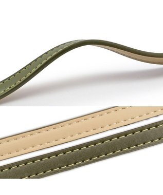 PET PARADISE ペットパラダイス 合皮 リード 《カーキ》 小型犬 SS～S カーキ