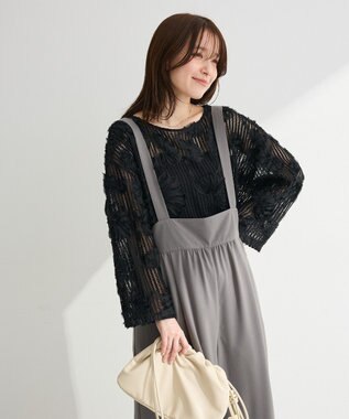 Green Parks スカーチョサロペット Gray