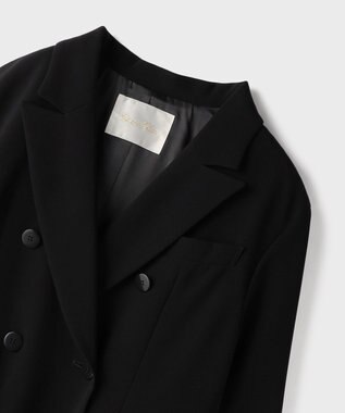 GRACE CONTINENTAL オーバーサイズテーラーコート ブラック