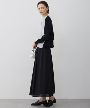 ICB 【先行予約】 ハイツイストドライメッシュ フレアスカート ブラック
