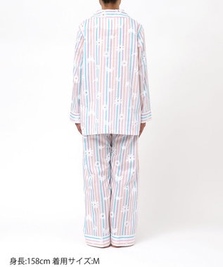 tsumori chisato SLEEP ツモリチサト パジャマ 長袖 長ズボン 綿100%(本体) サテン レディース UDX557 /ワコール アイボリー