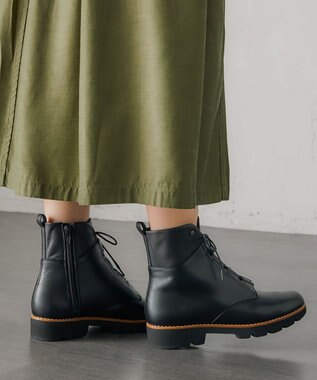 ASICS WALKING ペダラ ソフトラギッド レディース 2E 3.0cmヒール ブラック系