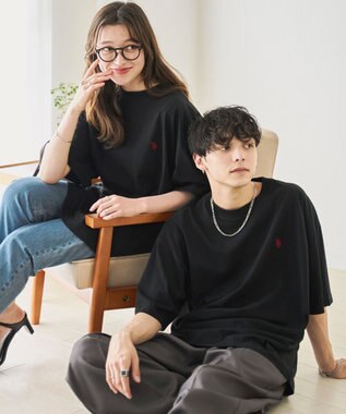 WEGO 【ユニセックス着用ITEM】別注USPOLO　ヘビーウエイトBIGT（S） ブラック