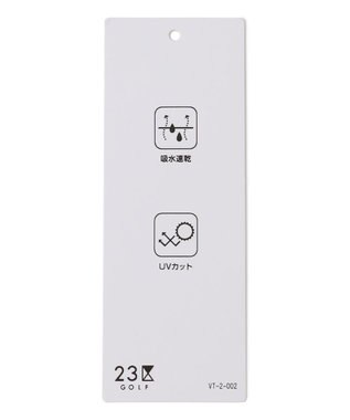 23区GOLF 【MEN/EC限定】【吸水速乾/UVケア】リブ襟 モックネックシャツ ネイビー系