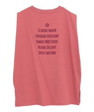 AMERICAN HOLIC ロゴ刺繍ノースリーブプルオーバー Orange