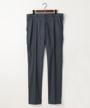 JOSEPH ABBOUD 【キングサイズ・ウエストも伸びる！/ストレッチ】ミックスリネンシャンブレーパンツ グレー系