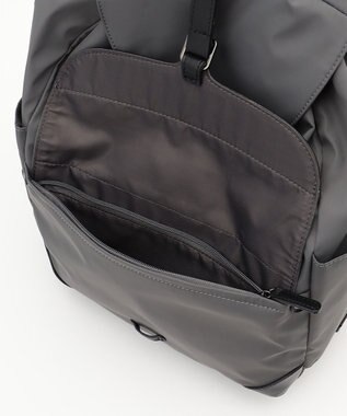 Y'SACCS ミリタリーフラップリュックサック ダークグレー