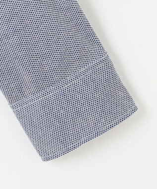 JOSEPH ABBOUD 【キングサイズ・消臭などの高機能】オーガニックコットン ダディ 長袖 ポロシャツ ブルー系