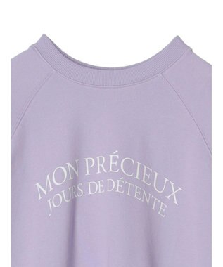 Green Parks BEST PRICE ２ｗａｙ ミニ裏毛ロゴトレＴＥＥ Lilac