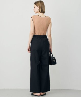 ICB L 【先行予約】ドライクールトロ クロスタックワイドパンツ ブラック