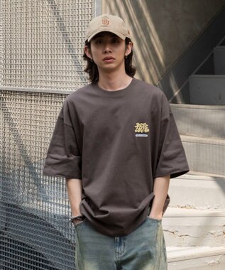 WEGO 別注BENDAVISIプランプロゴT（SS） ブラウン