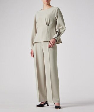 Paul Smith オケージョンセットアップ ブラウス グレイッシュベージュ