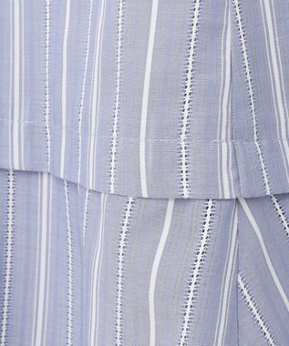 ANY SIS 【洗える】カラミストライプレディ ワンピース ブルーストライプ