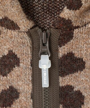 PW CIRCULUS 【WOMEN】SNOW LEOPARD柄フーディー ベージュ系5