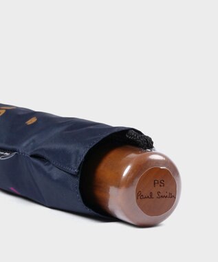 Paul Smith Happy プリント 折りたたみ傘 ネイビー