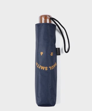 Paul Smith Happy プリント 折りたたみ傘 ネイビー