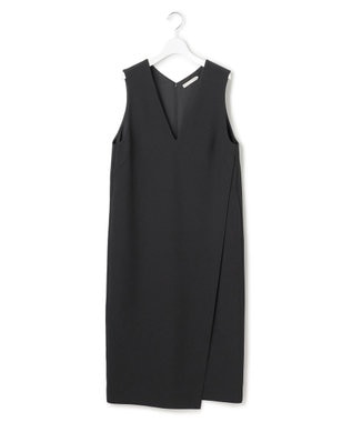 ICB  ウールライクストレッチ ジャンパースカート ブラック系