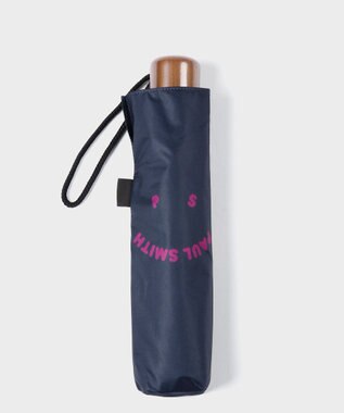 Paul Smith Happy プリント 折りたたみ傘 ネイビー