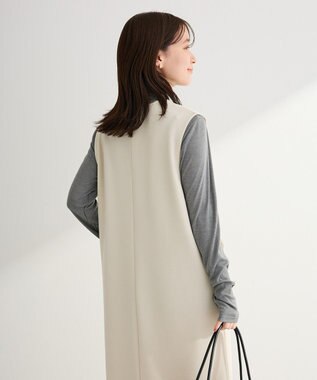 Green Parks 　ダンボールスキッパージャンパースカート Ivory