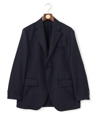 J.PRESS MEN 【SHACKET】ブラックウォッチ サマーダブルフェイス ジャケット ネイビー系