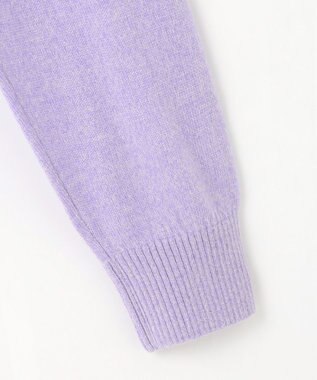 JOSEPH ABBOUD 【カシミヤ混/洗える】カシミヤブレンド ハイネック プルオーバー ニット ライラック系