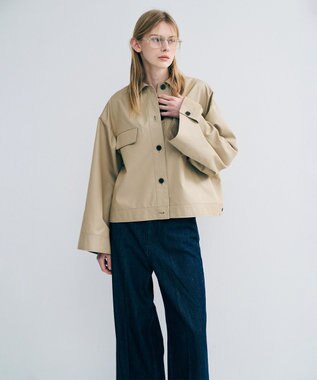 uncrave チノギャバジン ブルゾン ベージュ