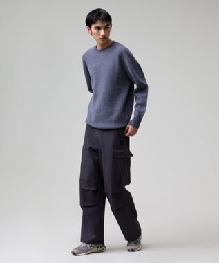 J.PRESS MEN 【J.PRESS ORIGINALS】【UNISEX】Shaggy Saddle Crew Neck Sweater グレー系