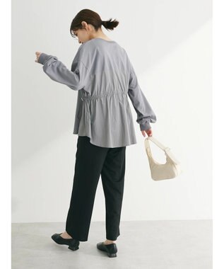 Green Parks ドロストドッキング長袖プルオーバー Gray