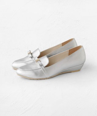 TOCCA 【晴雨兼用】TINY RIBBON  RAIN ROAFER レインパンプス シルバー系