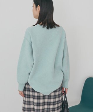 AMERICAN HOLIC 【選べる丈】モールニットプルオーバー Mint