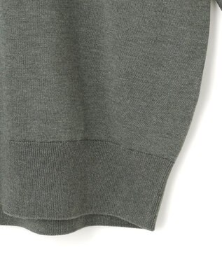 UNFILO MENS 【男女兼用】ソフトサーモ アンチピリングニット クルー チャコール