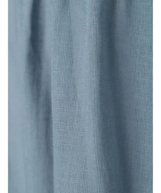 earth music&ecology 綿ローンティアードチュニック Blue