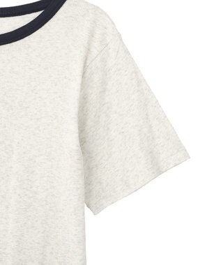 AMERICAN HOLIC 【２点セット】リンガーＴシャツ＋カーディガン Light Gray Mixture