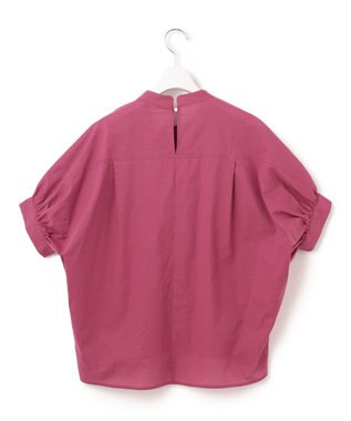 J.PRESS YORK STREET 【WOMEN】バックドレープ ドルマンブラウス パープル系