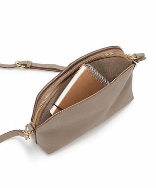 TOPKAPI 【TOPKAPI】ミニエンボスレザー ショルダーバッグ gemdrops ジェムドロップ ミディアムグレー