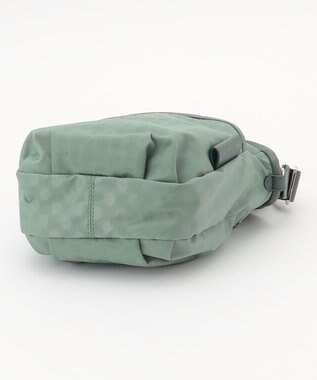 Y'SACCS Polka Dots　パイピングポケットポシェット ライトグリーン