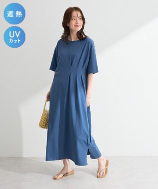 Green Parks 半袖タックカットワンピース