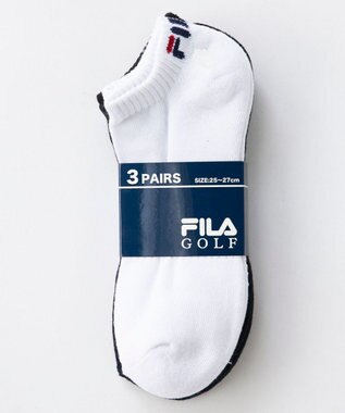 FILA GOLF／marie claire 【FILA GOLF】ジャカードデザイン３Ｐアンクルソックス