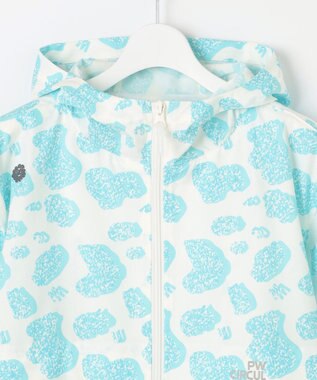 PW CIRCULUS 【撥水加工/ストレッチ】【MEN】アニマルドット2Wayブルゾン  ゴルフ ブルー系5