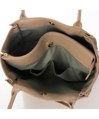 UNBILLION 【テレビ ドラマ着用アイテム】ペルケ perche / WEB限定牛革ソフトA4ベルトトート オーク